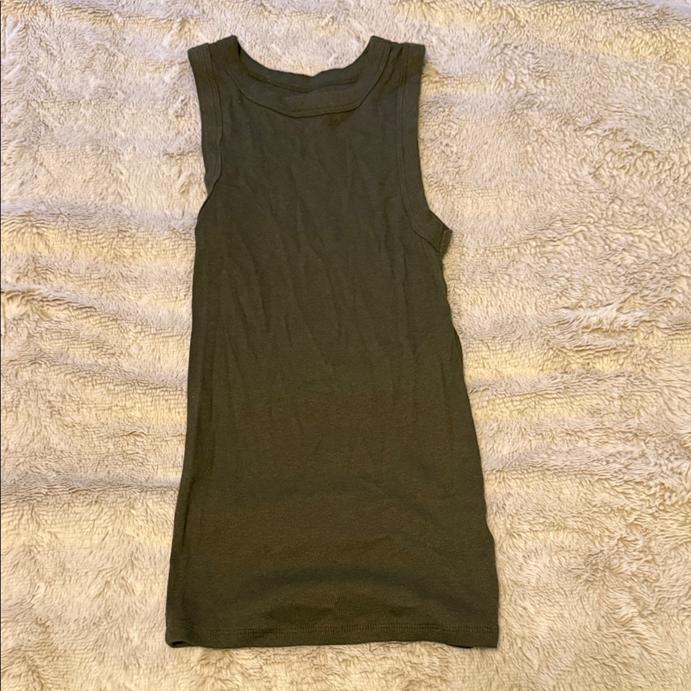 Sleeveless Olive Green TankTop